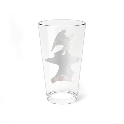 Crest of Rutherford B. Hayes (United States) (Coat of Arms) Pint Glass 16oz