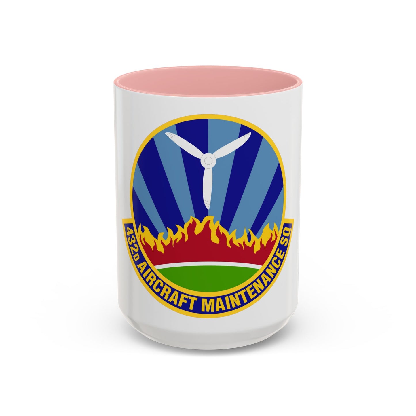 432d Aircraft Maintenance Squadron (U.S. Air Force) Accent Coffee Mug