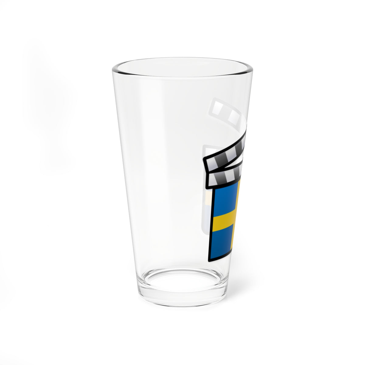 Sweden film clapperboard (Sweden) Pint Glass 16oz