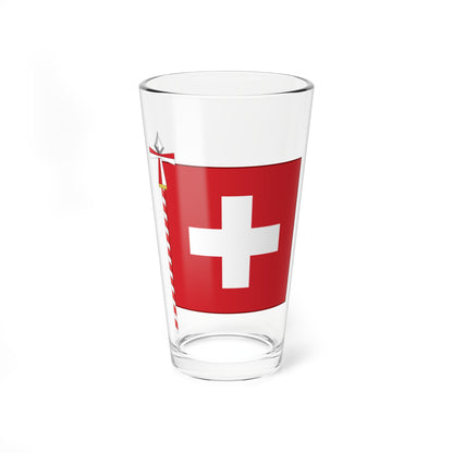 Flag of Switzerland parade (Switzerland) Pint Glass 16oz