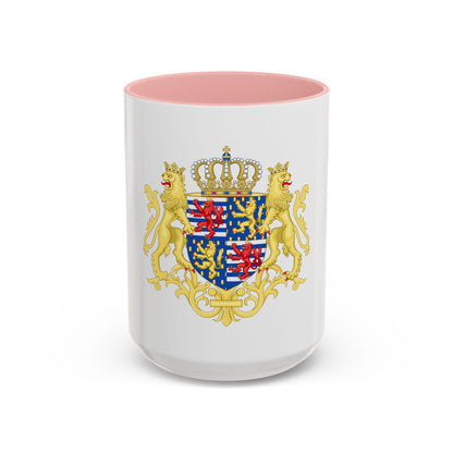 Middle coat of arms of the Grand Duke of Luxembourg (2000) - Accent Coffee Mug
