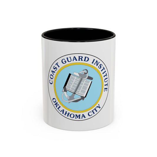 USCG Institute Oklahoma City 2 (U.S. Coast Guard) Accent Coffee Mug