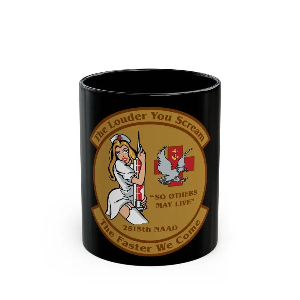 2515 NAAD TLYS TFWC (U.S. Navy) Black Coffee Mug 11oz - Go Mug Yourself