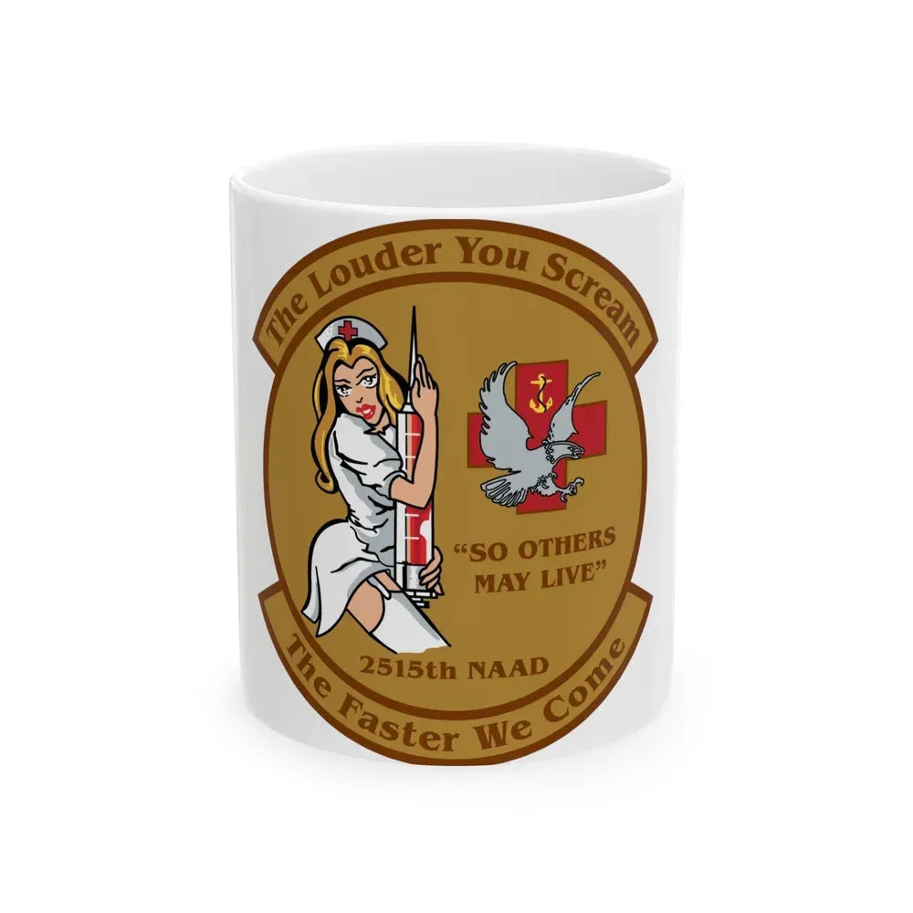 2515 NAAD TLYS TFWC (U.S. Navy) White Coffee Mug 11oz - Go Mug Yourself