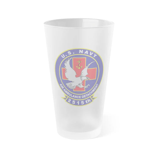 2515th AAD alt (U.S. Navy) Frosted Pint Glass 16oz-Go Mug Yourself