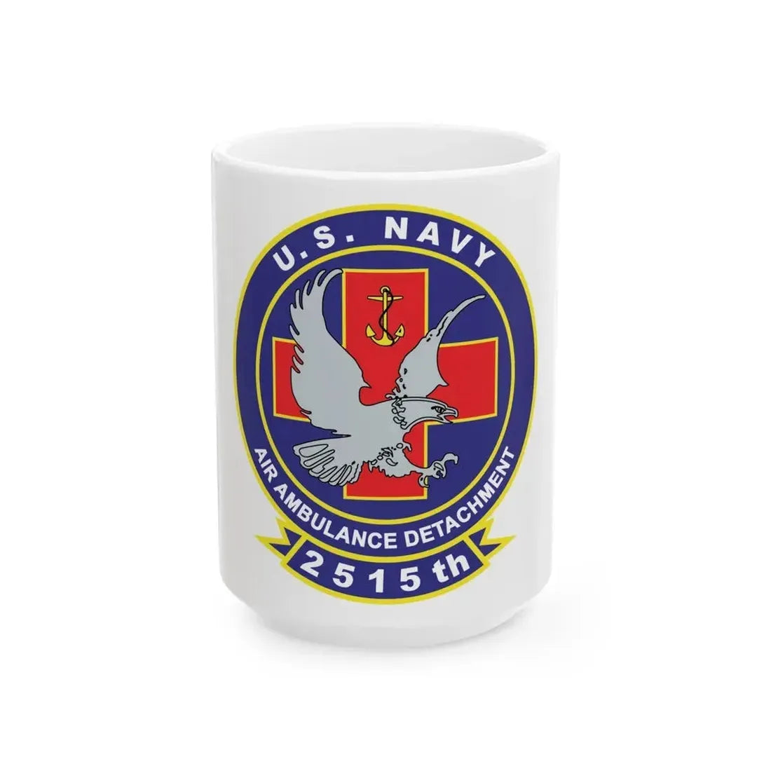 2515th AAD alt (U.S. Navy) White Coffee Mug 15oz - Go Mug Yourself