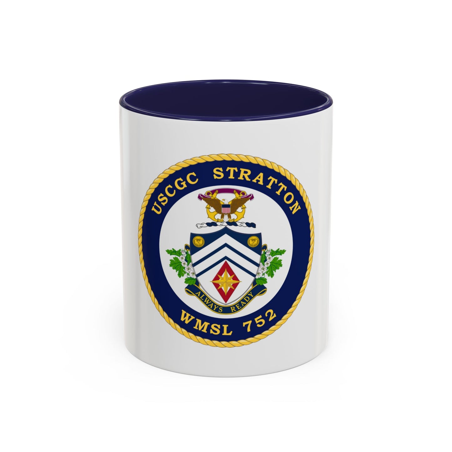USCG Stratton WMSL 752 (U.S. Coast Guard) Accent Coffee Mug
