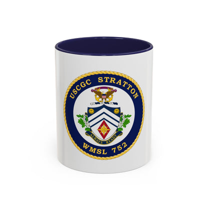 USCG Stratton WMSL 752 (U.S. Coast Guard) Accent Coffee Mug