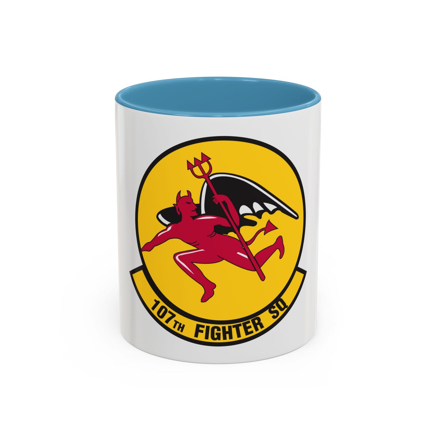 107th Fighter Squadron (U.S. Air Force) Accent Coffee Mug