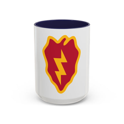 25th Infantry Division shoulder sleeve insignia (U.S. Army) Accent Coffee Mug