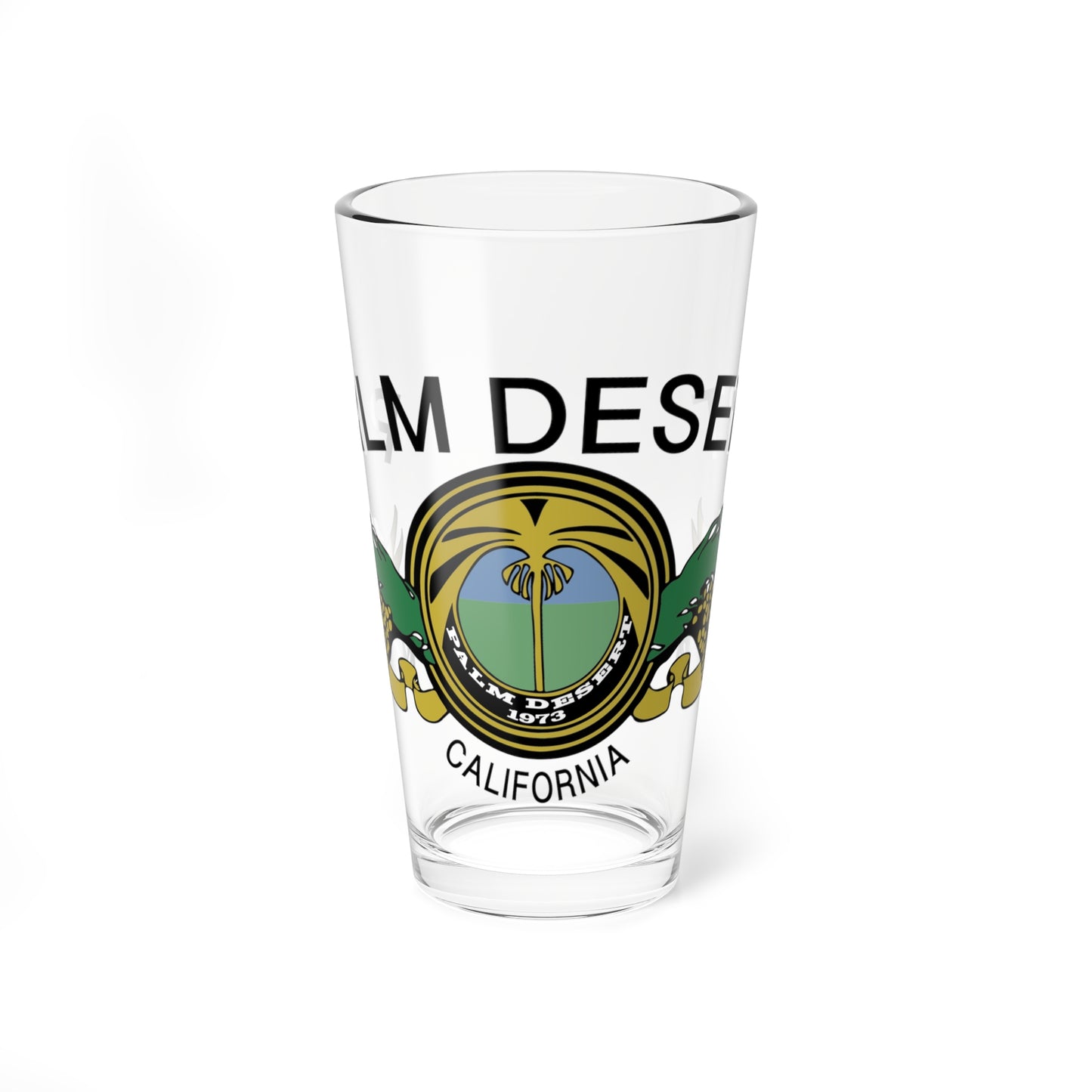 Flag of Palm Desert California (United States) Pint Glass 16oz