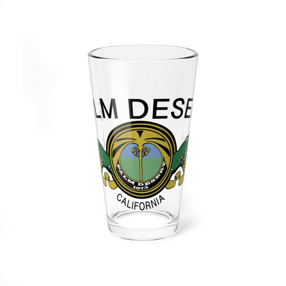 Flag of Palm Desert California (United States) Pint Glass 16oz