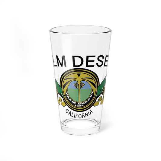 Flag of Palm Desert California (United States) Pint Glass 16oz