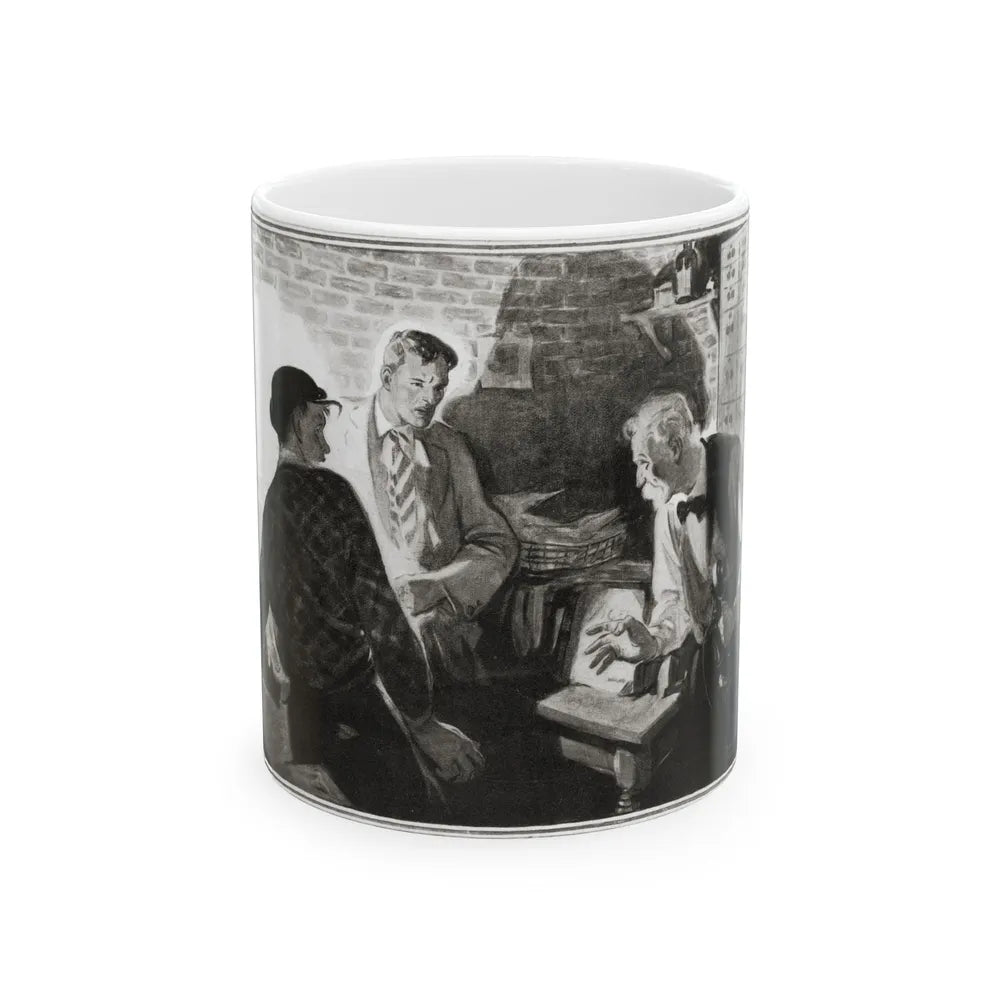 Bank Holdup (2), Cosmopolitan, January 1934 - White Coffee Mug-11oz-Go Mug Yourself