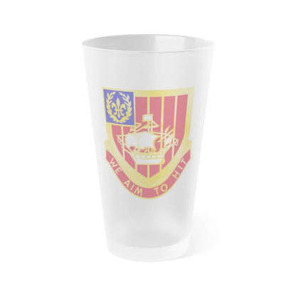 251st Air Defense Artillery Regiment (U.S. Army) Frosted Pint Glass 16oz-Go Mug Yourself