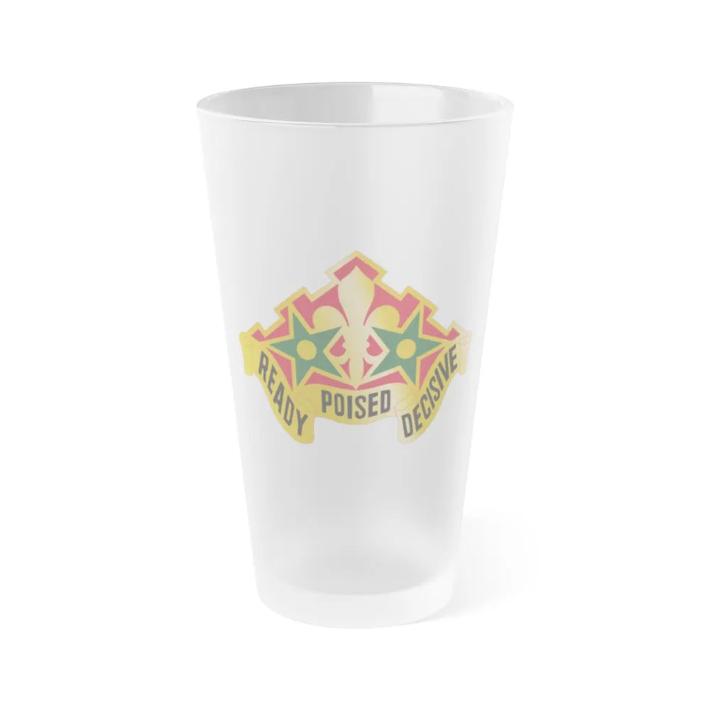 252 Armor Regiment (U.S. Army) Frosted Pint Glass 16oz-Go Mug Yourself