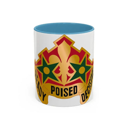 252 Armor Regiment (U.S. Army) Accent Coffee Mug 11oz Light Blue - Go Mug Yourself