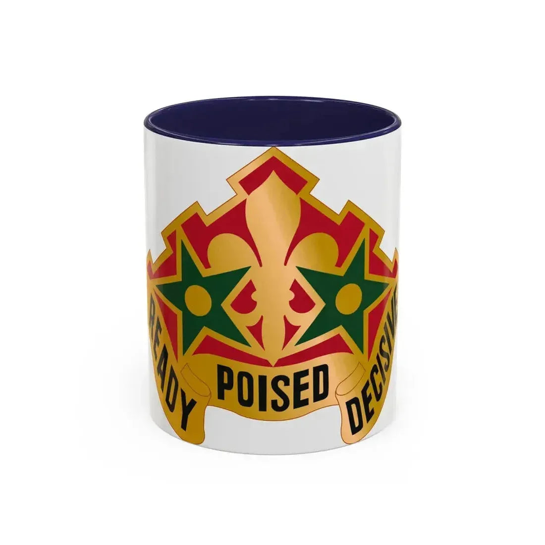 252 Armor Regiment (U.S. Army) Accent Coffee Mug 11oz Navy - Go Mug Yourself