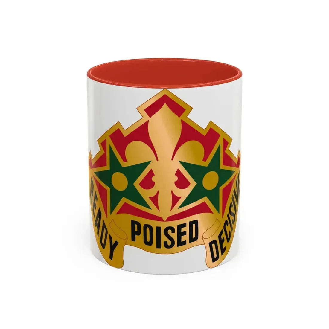 252 Armor Regiment (U.S. Army) Accent Coffee Mug 11oz Red - Go Mug Yourself