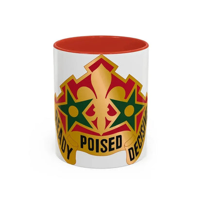 252 Armor Regiment (U.S. Army) Accent Coffee Mug 11oz Red - Go Mug Yourself