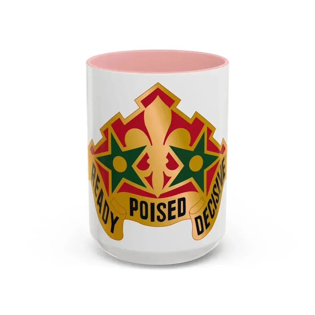 252 Armor Regiment (U.S. Army) Accent Coffee Mug 15oz Pink - Go Mug Yourself