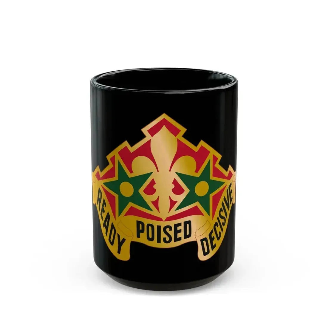 252 Armor Regiment (U.S. Army) Black Coffee Mug 15oz - Go Mug Yourself