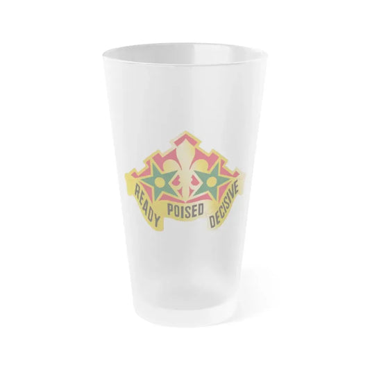 252 Armor Regiment (U.S. Army) Frosted Pint Glass 16oz Default Title - Go Mug Yourself