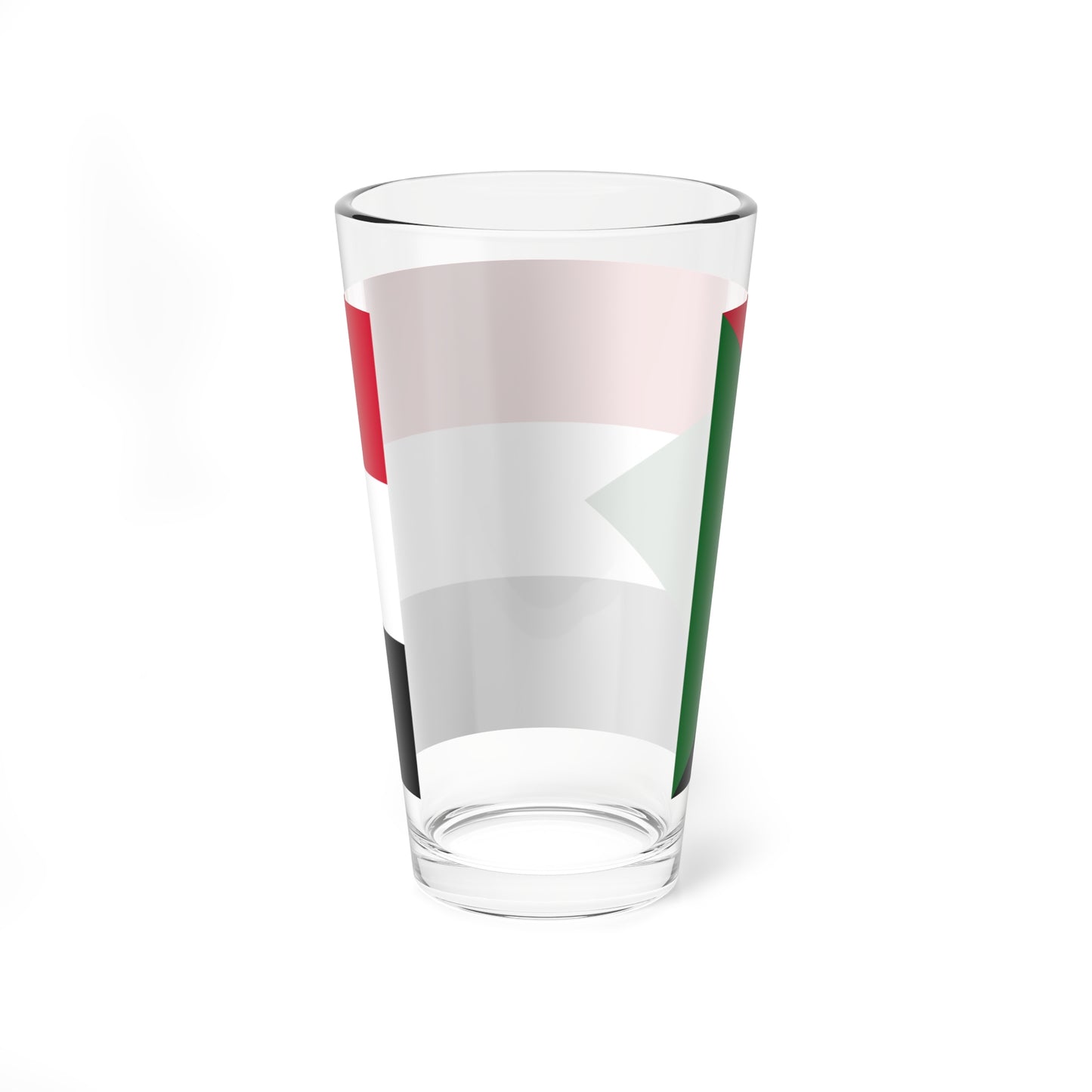 Flag of Sudan 2-3 (Sudan) Pint Glass 16oz