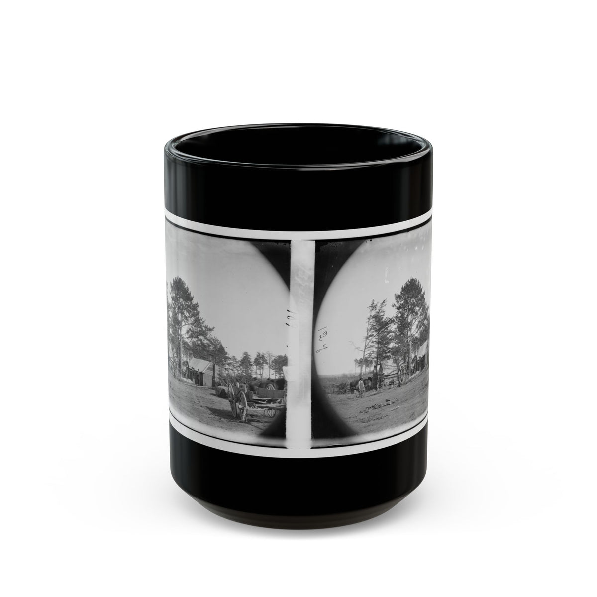 Brandy Station, Virginia. Winter Quarters Of Scouts And Guides. Army Of The Potomac (U.S. Civil War) Black Coffee Mug