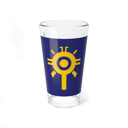 Flag of Higashi Okinawa (Japan) Pint Glass 16oz