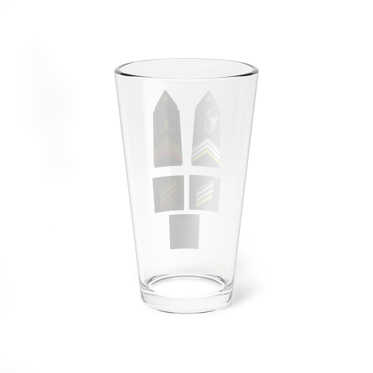 Army FRA OR 04a alt (Military Rank) Pint Glass 16oz