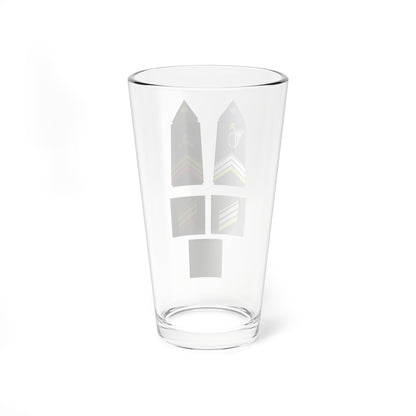 Army FRA OR 04a alt (Military Rank) Pint Glass 16oz