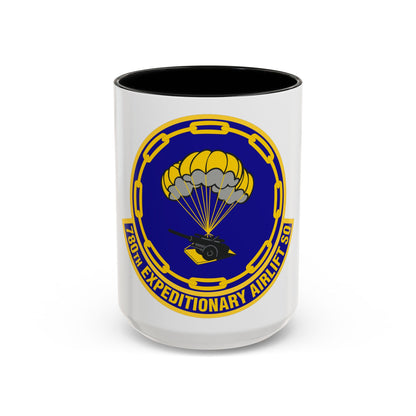 780th Expeditionary Airlift Squadron (U.S. Air Force) Accent Coffee Mug