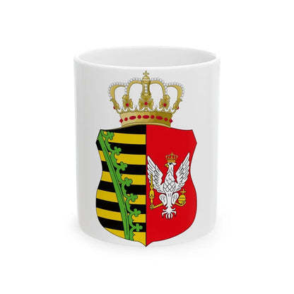 Coat of Arms of Duchy of Warsaw - White Coffee Mug-11oz-Go Mug Yourself