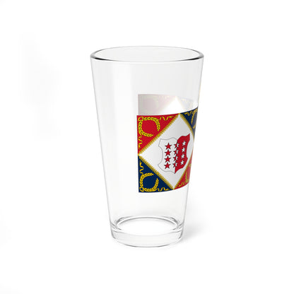 Drapeau du bataillon valaisan (Switzerland) Pint Glass 16oz