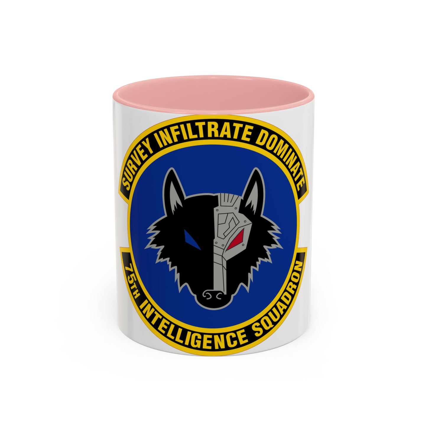 75 Intelligence Squadron ACC (U.S. Air Force) Accent Coffee Mug