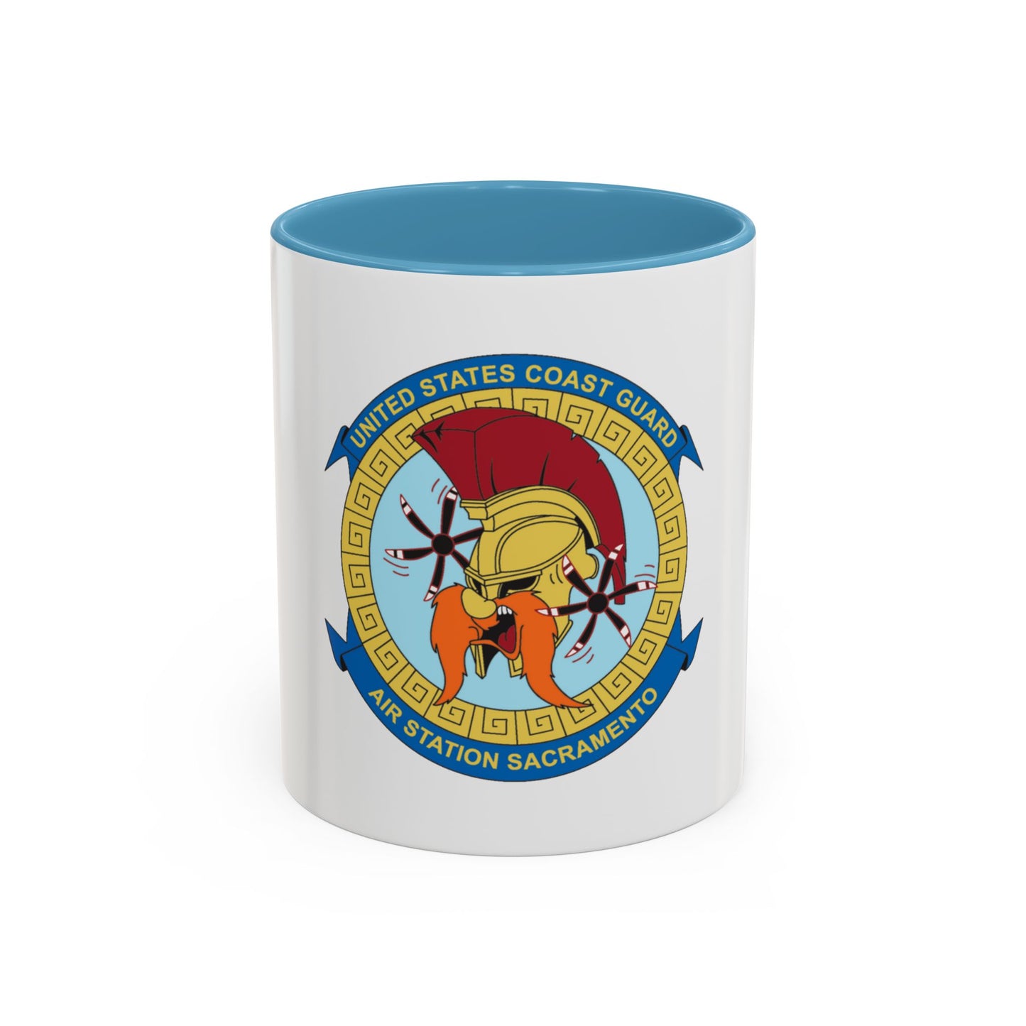 USCG AS Sacramento CA (U.S. Coast Guard) Accent Coffee Mug