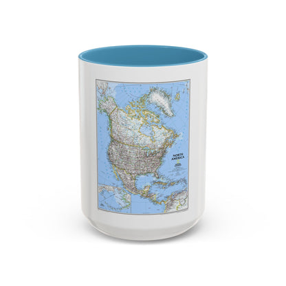 North America (2005) (Map) Accent Coffee Mug