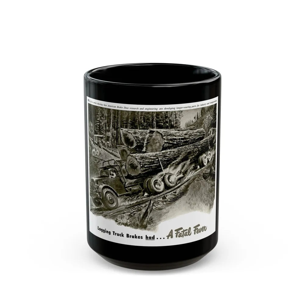 Fatal Fever advertisement, 1947 - Black Coffee Mug-15oz-Go Mug Yourself