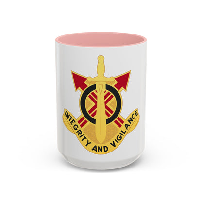107th Artillery Group (U.S. Army) Accent Coffee Mug