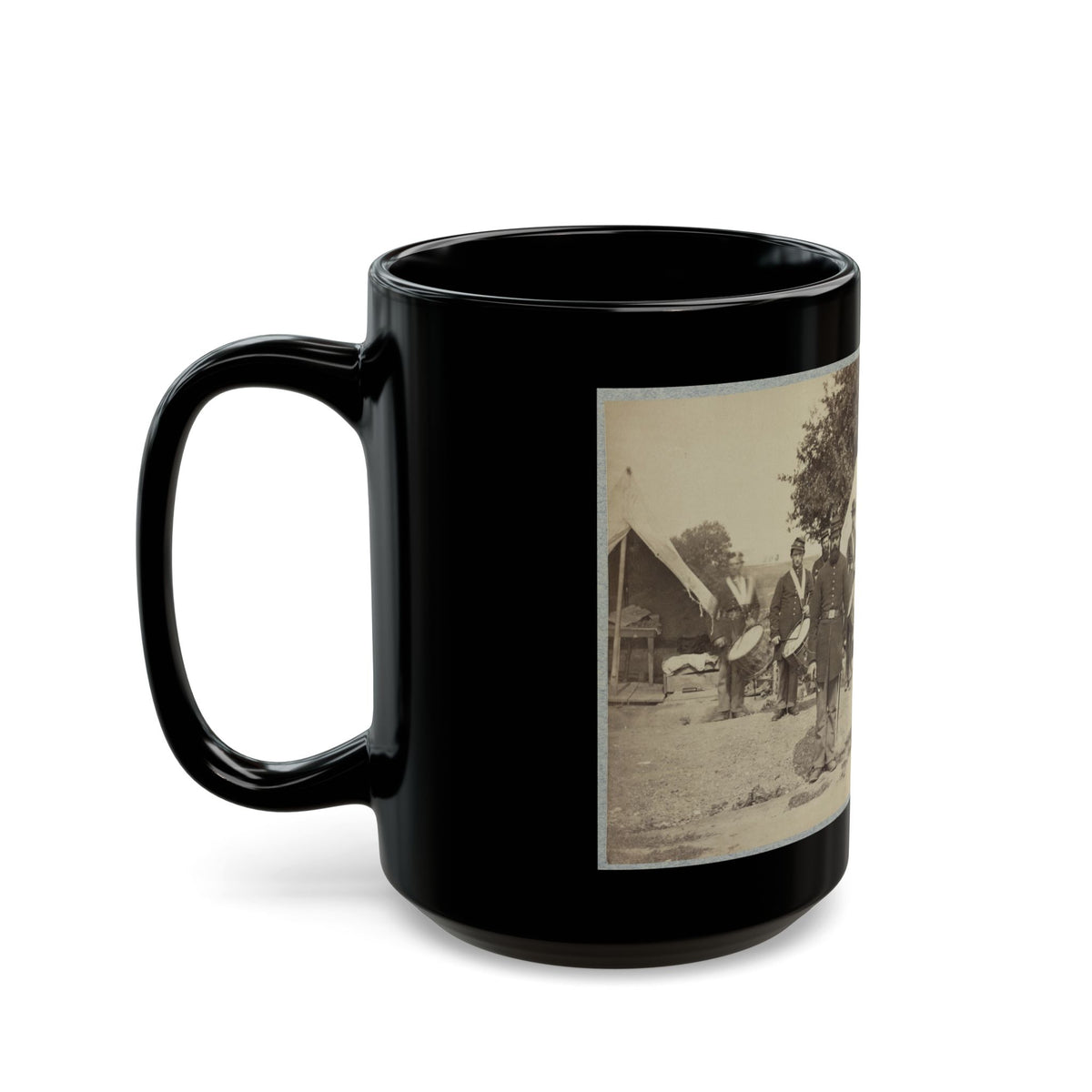 Drum Corps From Unidentified Regiment (U.S. Civil War) Black Coffee Mug