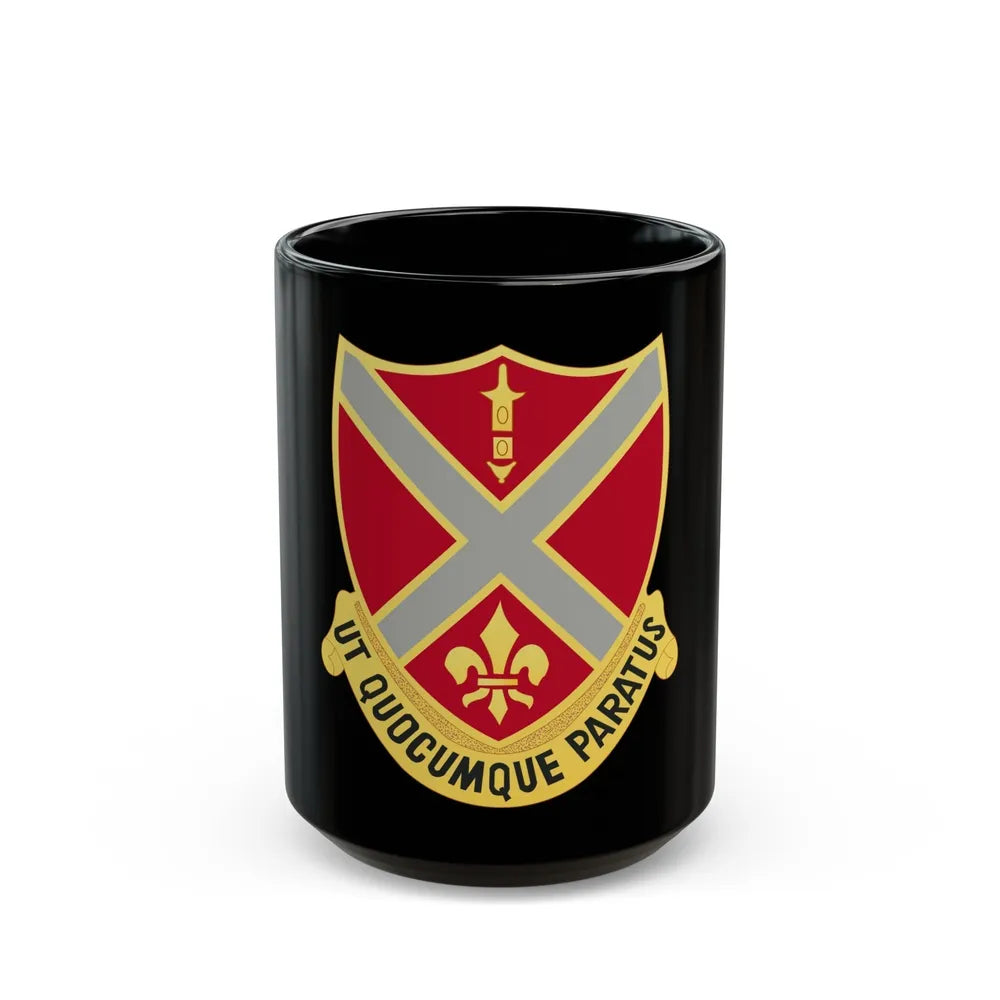 252nd Artillery Regiment (U.S. Army) Black Coffee Mug-15oz-Go Mug Yourself