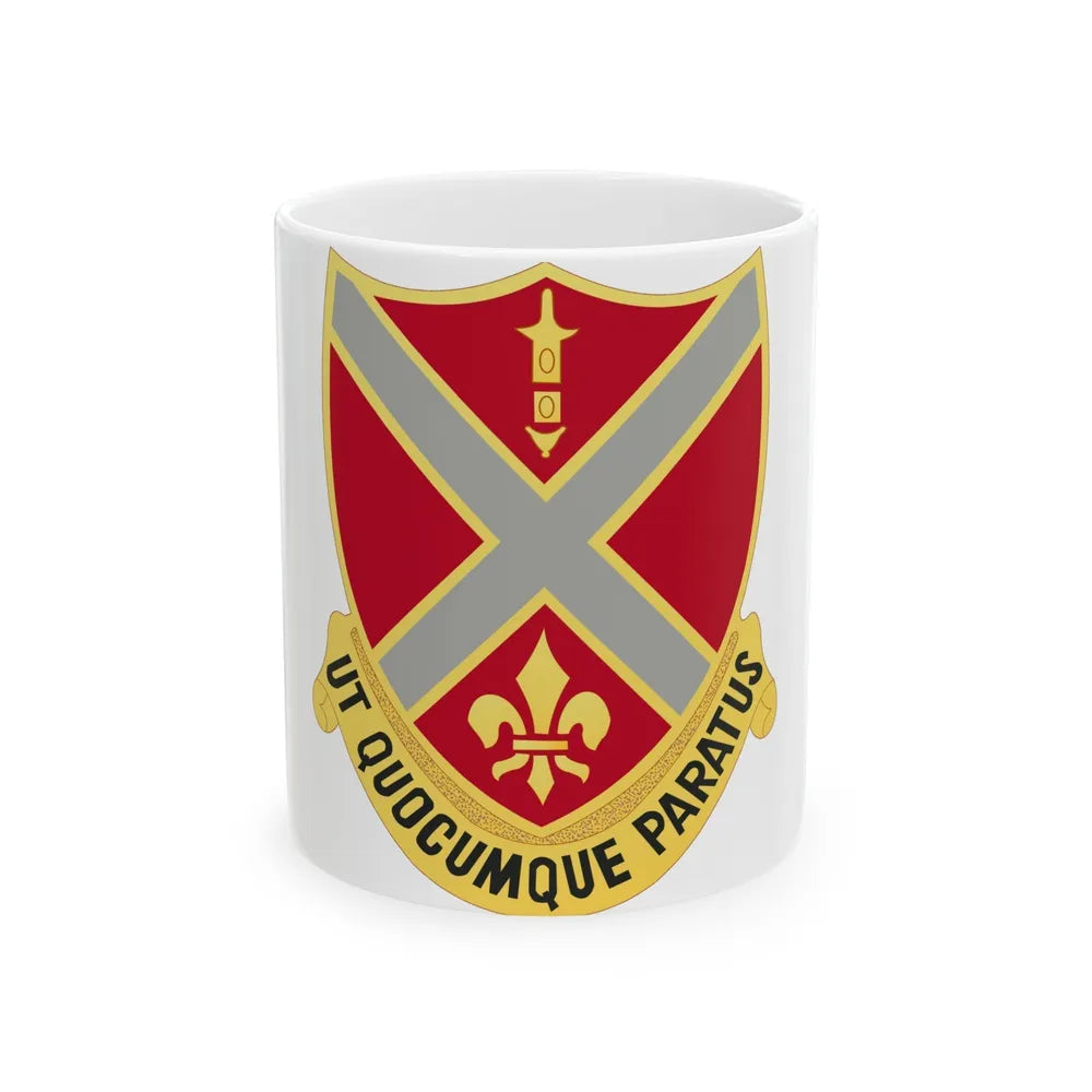 252nd Artillery Regiment (U.S. Army) White Coffee Mug-11oz-Go Mug Yourself