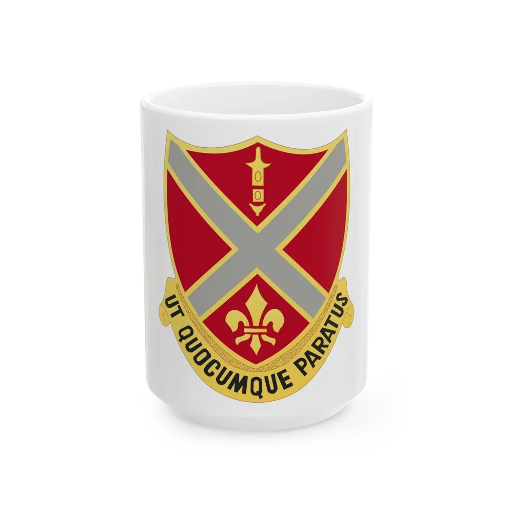 252nd Artillery Regiment (U.S. Army) White Coffee Mug-15oz-Go Mug Yourself