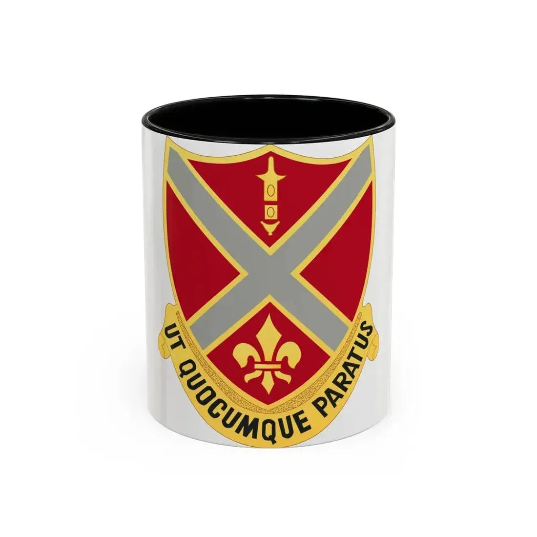 252nd Artillery Regiment (U.S. Army) Accent Coffee Mug 11oz Black - Go Mug Yourself
