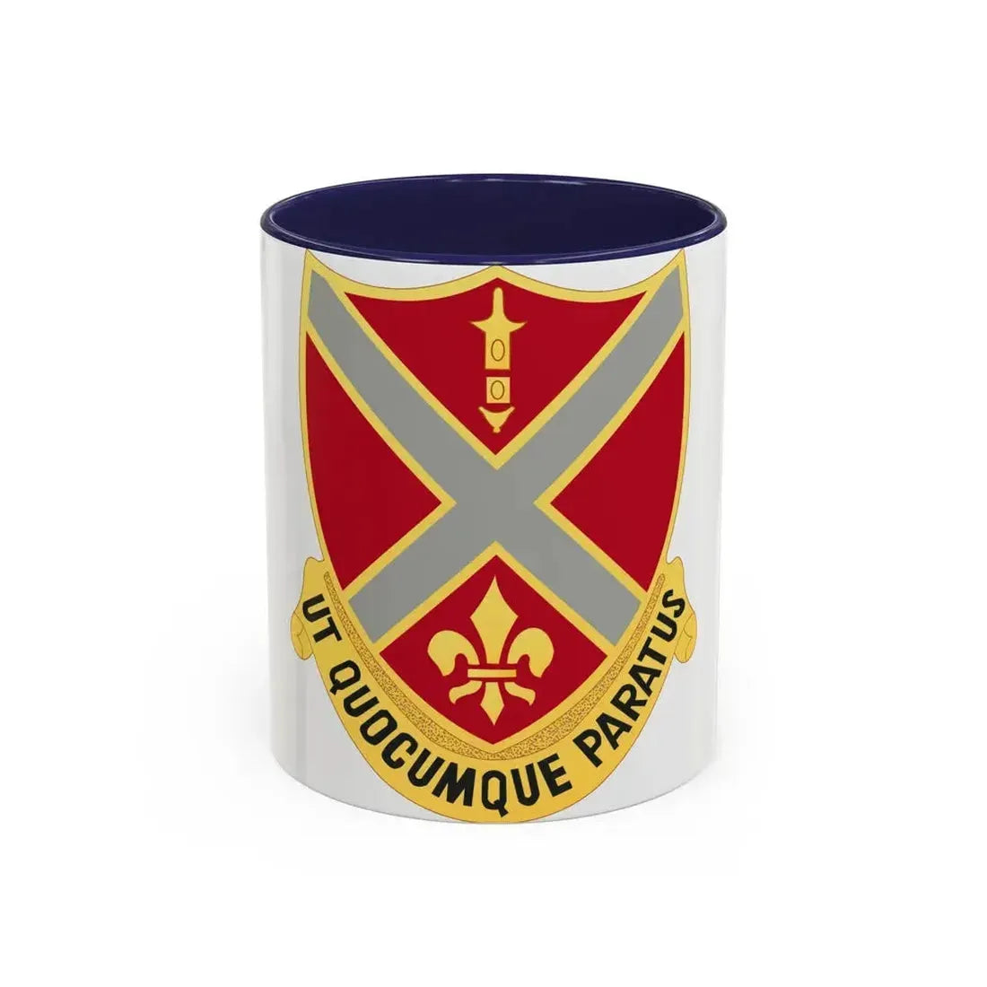 252nd Artillery Regiment (U.S. Army) Accent Coffee Mug 11oz Navy - Go Mug Yourself