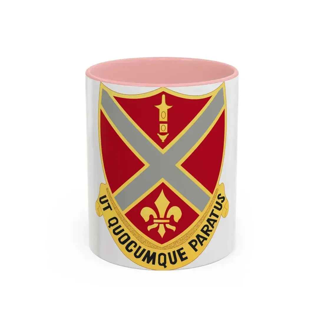 252nd Artillery Regiment (U.S. Army) Accent Coffee Mug 11oz Pink - Go Mug Yourself