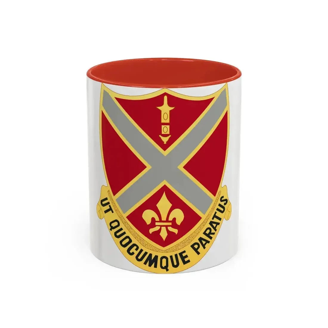 252nd Artillery Regiment (U.S. Army) Accent Coffee Mug 11oz Red - Go Mug Yourself