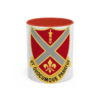 252nd Artillery Regiment (U.S. Army) Accent Coffee Mug 11oz Red - Go Mug Yourself
