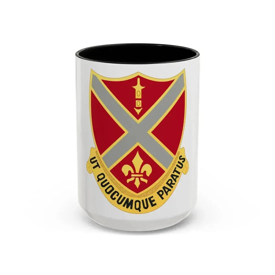 252nd Artillery Regiment (U.S. Army) Accent Coffee Mug 15oz Black - Go Mug Yourself
